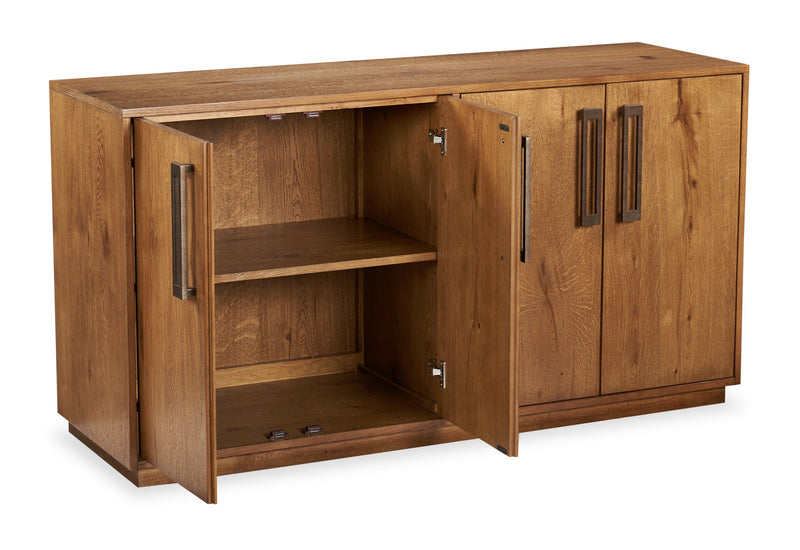 Scott Living Henri Dining Server with Storage, Wood, 60\"W - Brown