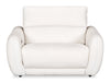 Cindy Crawford Home Kailyn 54" Fabric Power Reclining Chair with Power Headrest - Beige  | Fauteuil à inclinaison électrique Kailyn de Cindy Crawford Home de 54 po en tissu avec appuie-tête électrique - beige