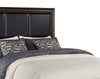 Kane Platform Storage Bed with Headboard & Frame, Vegan Leather, Brown - Queen Size | Lit plateforme de rangement Kane en cuir végétalien avec tête de lit et cadre de lit, brun - format grand lit
