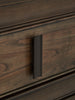 Kane Platform Storage Bed with Headboard & Frame, Vegan Leather, Brown - Queen Size | Lit plateforme de rangement Kane en cuir végétalien avec tête de lit et cadre de lit, brun - format grand lit