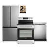 Midea 3-Piece Kitchen Appliance Package | Ensemble de 3 électroménagers Midea pour la cuisine | MI02KPK3
