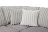 Made in Canada Koda 2-Piece Left-Facing Chenille Fabric Sectional with Reversible Cushions - Plush Paloma Grey | Sofa sectionnel de gauche Koda 2 pièces fabriqué au Canada en tissu de chenille avec coussins réversibles - gris Paloma luxueux