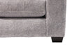 Made in Canada Koda 2-Piece Left-Facing Chenille Fabric Sectional with Reversible Cushions - Plush Paloma Grey | Sofa sectionnel de gauche Koda 2 pièces fabriqué au Canada en tissu de chenille avec coussins réversibles - gris Paloma luxueux