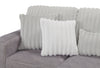 Made in Canada Koda 2-Piece Right-Facing Chenille Fabric Sectional with Reversible Cushions - Plush Paloma Grey | Sofa sectionnel de droite Koda 2 pièces fabriqué au Canada en tissu de chenille avec coussins réversibles - gris Paloma luxueux