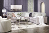 Made in Canada Koda 2-Piece Right-Facing Chenille Fabric Sectional with Reversible Cushions - Plush Paloma Grey | Sofa sectionnel de droite Koda 2 pièces fabriqué au Canada en tissu de chenille avec coussins réversibles - gris Paloma luxueux