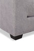Made in Canada Koda 67" Chenille and Faux Fur Fabric Loveseat with Removable Cushions - Plush Paloma Grey | Causeuse Koda de 67 po fabriquée au Canada en tissu de chenille et de fausse fourrure avec coussins amovibles - gris Paloma luxueux