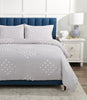 Lake 3-Piece King Comforter Set - Grey | Ensemble d’édredon Lake 3 pièces pour très grand lit - gris