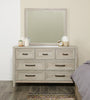 Lara Bedroom 7-Drawer Dresser, 60.6"W x 38"H - Antique Grey | Commode Lara de 60,6 po (L) x 38 po (H) à 7 tiroirs pour la chambre à coucher - gris antique