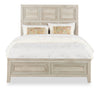 Lara Panel Bed with Headboard & Frame, Antique Grey - Queen Size | Lit à panneau Lara avec tête de lit et cadre de lit, gris antique - format grand lit