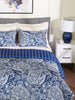 Lochlan 3-Piece King Comforter Set - Navy and White | Ensemble d’édredon Lochlan 3 pièces pour très grand lit - bleu marine et blanc