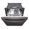 LG 24" 46 dBA Built-In Top-Control Smart Dishwasher with QuadWash® - Smudge Proof Black Stainless St… | Lave-vaisselle intelligent encastré LG à 46 dBA de 24 po avec commandes sur le dessus et QuadWashMC …