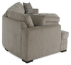 Made in Canada Legend 3-Piece Left-Facing Chenille Fabric Cuddler Sleeper Sectional with Chaise - Platinum Beige | Sofa-lit sectionnel enveloppant de gauche Legend 3 pièces fabriqué au Canada en tissu de chenille avec fauteuil long - beige platine