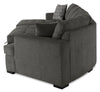 Made in Canada Legend 3-Piece Right-Facing Chenille Fabric Cuddler Sleeper Sectional with Chaise - Pewter Brown | Sofa-lit sectionnel enveloppant de droite Legend 3 pièces fabriqué au Canada en tissu de chenille avec fauteuil long - brun étain