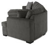 Made in Canada Legend 3-Piece Right-Facing Chenille Fabric Cuddler Sleeper Sectional with Chaise - Pewter Brown | Sofa-lit sectionnel enveloppant de droite Legend 3 pièces fabriqué au Canada en tissu de chenille avec fauteuil long - brun étain