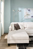 Lounge 6-Piece Chenille Modular Sectional – Beige  | Sofa sectionnel modulaire Lounge 6 pièces en chenille - beige