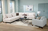 Lounge 5-Piece Chenille Armless Modular Sectional – Beige | Sofa sectionnel modulaire sans accoudoirs Lounge 5 pièces en chenille - beige