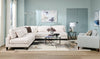 Lounge 5-Piece Chenille Armless Modular Sectional – Beige | Sofa sectionnel modulaire sans accoudoirs Lounge 5 pièces en chenille - beige