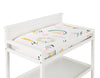 Luna 3-Piece Crib Bedding Set - White and Pink| Literie Luna 3 pièces pour lit de bébé - blanc et rose