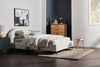 Milan Bedside 2-Drawer Nightstand, Mid-Century Modern,  22"W x 26"H - Black | Table de nuit moderne du milieu du 20e siècle Milan de 22 po (l) x 26 po (H) à 2 tiroirs - noire