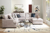Made in Canada Luxe 3-Piece Right-Facing Fabric Sectional with Removable Cushions - Zaftig Dove Grey | Sofa sectionnel de droite Luxe 3 pièces fabriqué au Canada en tissu avec coussins amovibles - gris colombe Zaftig