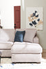 Made in Canada Luxe 3-Piece Right-Facing Fabric Sectional with Removable Cushions - Zaftig Dove Grey | Sofa sectionnel de droite Luxe 3 pièces fabriqué au Canada en tissu avec coussins amovibles - gris colombe Zaftig