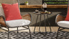 Maki Outdoor Patio Chair - Hand-Woven Resin Wicker, UV & Weather Resistant - Natural | Fauteuil Maki pour la terrasse à l’extérieur - osier en résine tressé à la main, résistant aux rayons UV et aux intempéries - naturelle