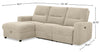 Meadow 2-Piece Left-Facing Chenille Fabric Power Reclining Sectional with Storage Chaise - Taupe | Sofa sectionnel de gauche à inclinaison électrique Meadow 2 pièces en tissu de chenille avec fauteuil long de rangement - taupe