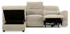 Meadow 2-Piece Left-Facing Chenille Fabric Power Reclining Sectional with Storage Chaise - Taupe | Sofa sectionnel de gauche à inclinaison électrique Meadow 2 pièces en tissu de chenille avec fauteuil long de rangement - taupe