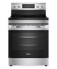 Midea 30" 6.3 Cu. Ft. Electric Range - MER30B14ASTC  | Cuisinière électrique Midea de 30 po et à capacité de 6,3 pi3 - MER30B14ASTC  | MER30STC