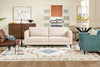 Metro 78" Fabric Sofa with Tufted Seat Cushions and Reversible Back Cushions - Neutral | Sofa Metro de 78 po en tissu avec coussins de siège capitonnés et coussins de dossier réversibles - neutre