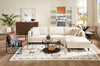 Metro 2-Piece Right-Facing Fabric Sectional with Chaise and Tufted Seat Cushions - Neutral | Sofa sectionnel de droite Metro 2 pièces en tissu avec fauteuil long et coussins de siège capitonnés - neutre