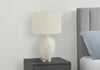 28" Cream Ceramic Table Lamp|Lampe de table de 28 po en céramique crème