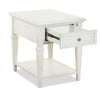 Newman  20" Traditional End Table with Storage and Shelf - Alabaster White Pine|Table de bout traditionnelle Newman de 20 po avec rangement et tablette - pin blanc albâtre