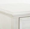 Newman  20" Traditional End Table with Storage and Shelf - Alabaster White Pine|Table de bout traditionnelle Newman de 20 po avec rangement et tablette - pin blanc albâtre