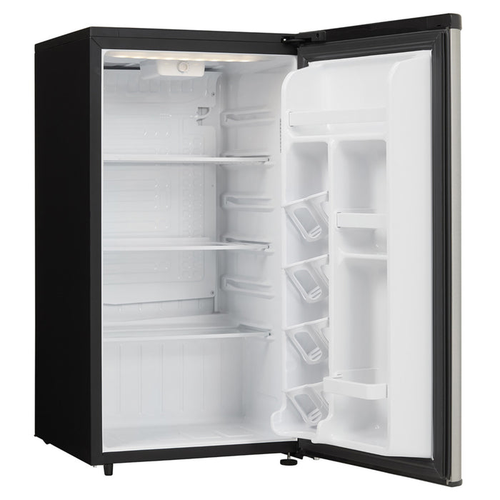 Danby 17.68\" 3.3 Cu. Ft. Compact Fridge - Stainless Steel Look - DAR033A6BSLDB