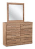 Oakley Bedroom Dresser Mirror, Made in Canada - Natural | Miroir de commode de chambre à coucher Oakley, fabriqué au Canada - naturel