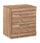 Oakley Bedside 2-Drawer Nightstand, 21"W x 22"H, Made in Canada - Natural