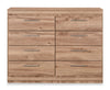 Oakley Bedroom 8-Drawer Dresser, 49"W x 37"H, Made in Canada - Natural