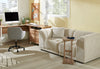 Kort & Co. Oaklyn Modular 77" Fabric Loveseat with Tufted Seat Cushions - Beige | Causeuse modulaire Oaklyn Kort & Co. de 77 po en tissu avec coussins de siège capitonnés - beige