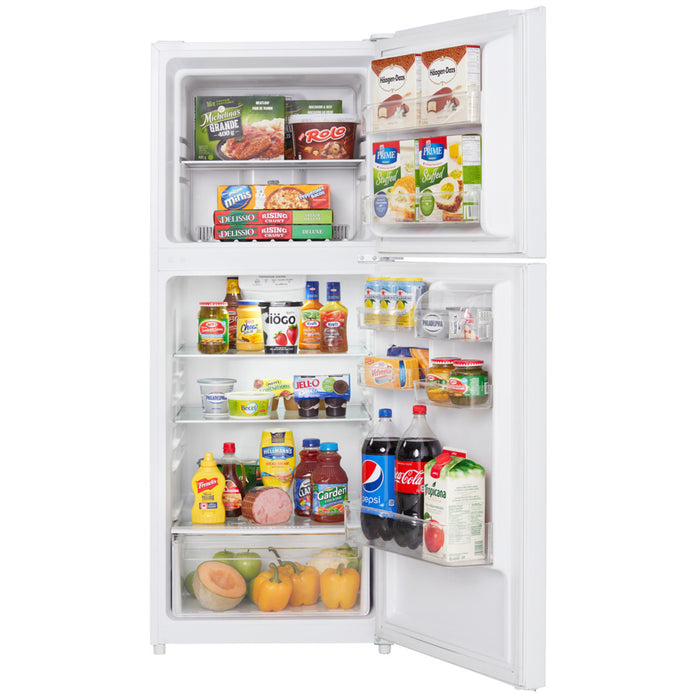 Danby 23.63\" 10.1 Cu. Ft. Top Mount Apartment Size Fridge - White - DFF101B2WDB