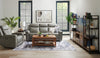 Scott Living Prescott 88.5" Genuine Leather Power Reclining Sofa with Power Headrests - Grey | Sofa à inclinaison électrique Prescott de Scott Living de 88,5 po en cuir véritable avec appuie-têtes électriques - gris