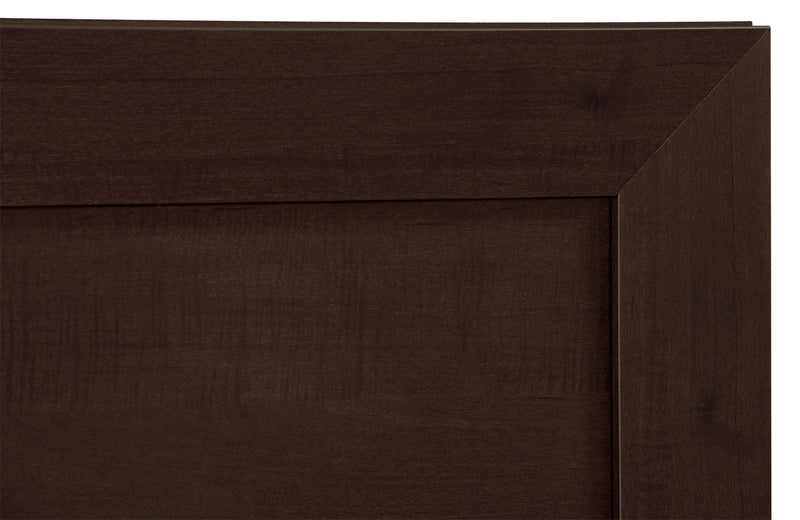 Yorkdale Panel Headboard, Made in Canada, Brown - Queen Size