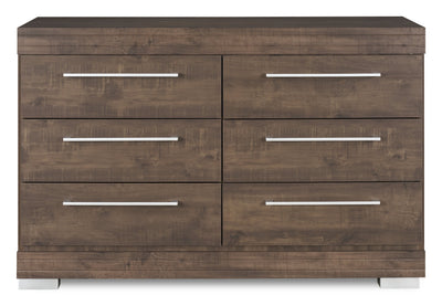 Riley Bedroom 6-Drawer Dresser, 49"W x 31"H, Made in Canada - Grey | Commode de chambre à coucher Riley de 49 po (L) x 31 po (H) à 6 tiroirs, fabriquée au Canada - grise