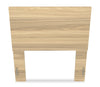 Riley 6pc Bedroom Set with Panel Bed, Dresser, Mirror & Nightstand, Made in Canada, Natural - Twin Size | Ensemble de chambre à coucher Riley 6 pièces avec lit à panneaux, commode, miroir et table de nuit, fabriqué au Canada, naturel - format lit simple