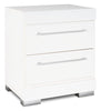 Riley Bedside 2-Drawer Nightstand, 21"W x 24"H, Made in Canada - White | Table de nuit Riley de 21 po (L) x 24 po (H) à 2 tiroirs, fabriquée au Canada - blanche