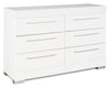 Riley Bedroom 6-Drawer Dresser, 49"W x 31"H, Made in Canada - White | Commode de chambre à coucher Riley de 49 po (L) x 31 po (H) à 6 tiroirs, fabriquée au Canada - blanche