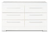 Riley Bedroom 6-Drawer Dresser, 49"W x 31"H, Made in Canada - White | Commode de chambre à coucher Riley de 49 po (L) x 31 po (H) à 6 tiroirs, fabriquée au Canada - blanche