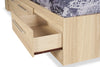 Riley Mates Bed with Bookcase Headboard Set for Kids, Made in Canada, Natural - Twin Size | Lit matelot Riley fabriqué au Canada avec ensemble de tête de lit bibliothèque pour enfants, naturel - format lit simple