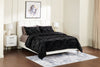 Serene 3-Piece King Comforter Set - Black | Ensemble d’édredon Serene 3 pièces pour très grand lit - noir