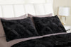 Serene 3-Piece King Comforter Set - Black | Ensemble d’édredon Serene 3 pièces pour très grand lit - noir